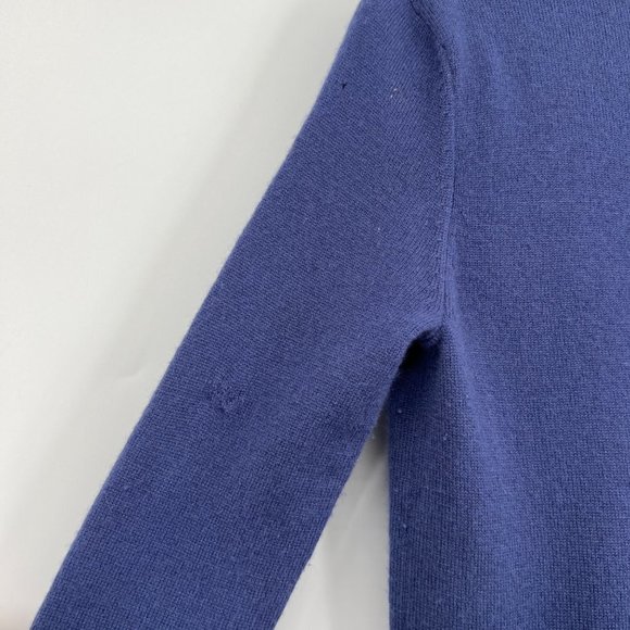 Vince Women's 100% Cashmere V-Neck Ombre Sweater Blue XS - Picture 7 of 11